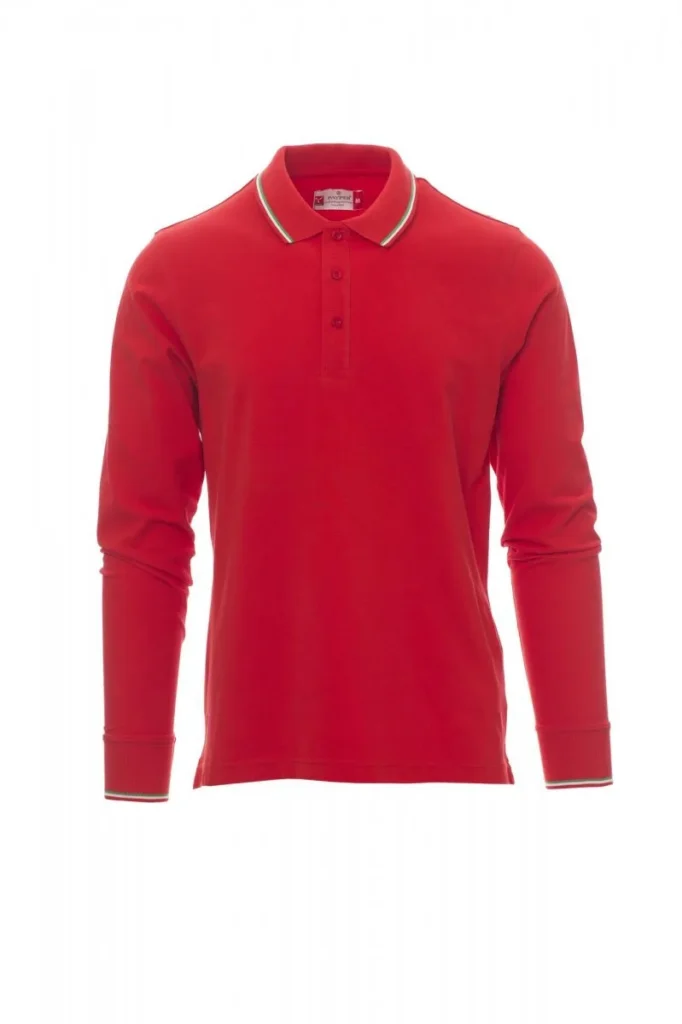 Polo AVIAZIONE, colore Rosso/Italia