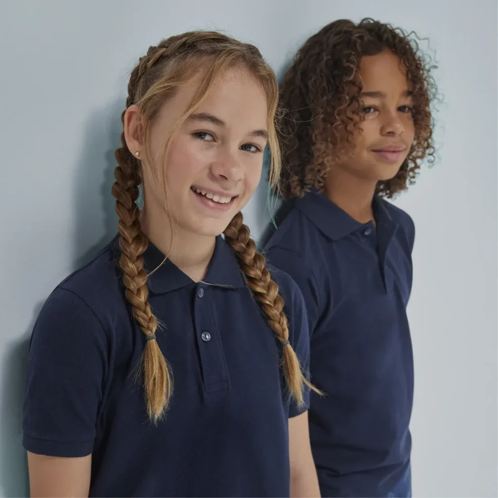 Polo B&C MY POLO 180 /kids, colore Navy