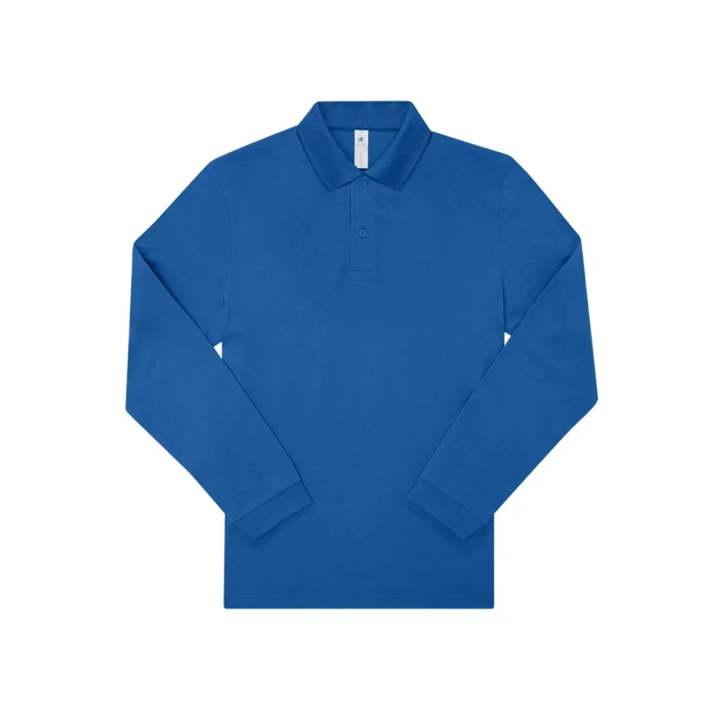 Polo B&C MY POLO 180 LSL, colore Royal Blue