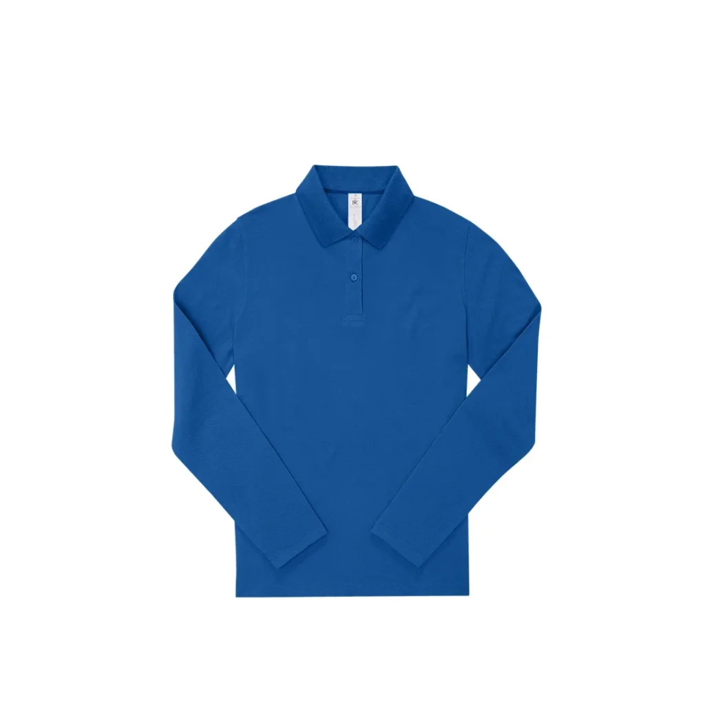 Polo B&C MY POLO 180 LSL /WOMEN, colore Royal Blue