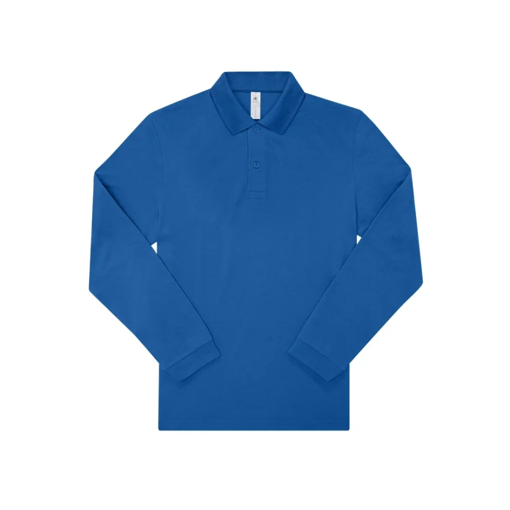 Polo B&C MY POLO 210 LSL, colore Royal Blue