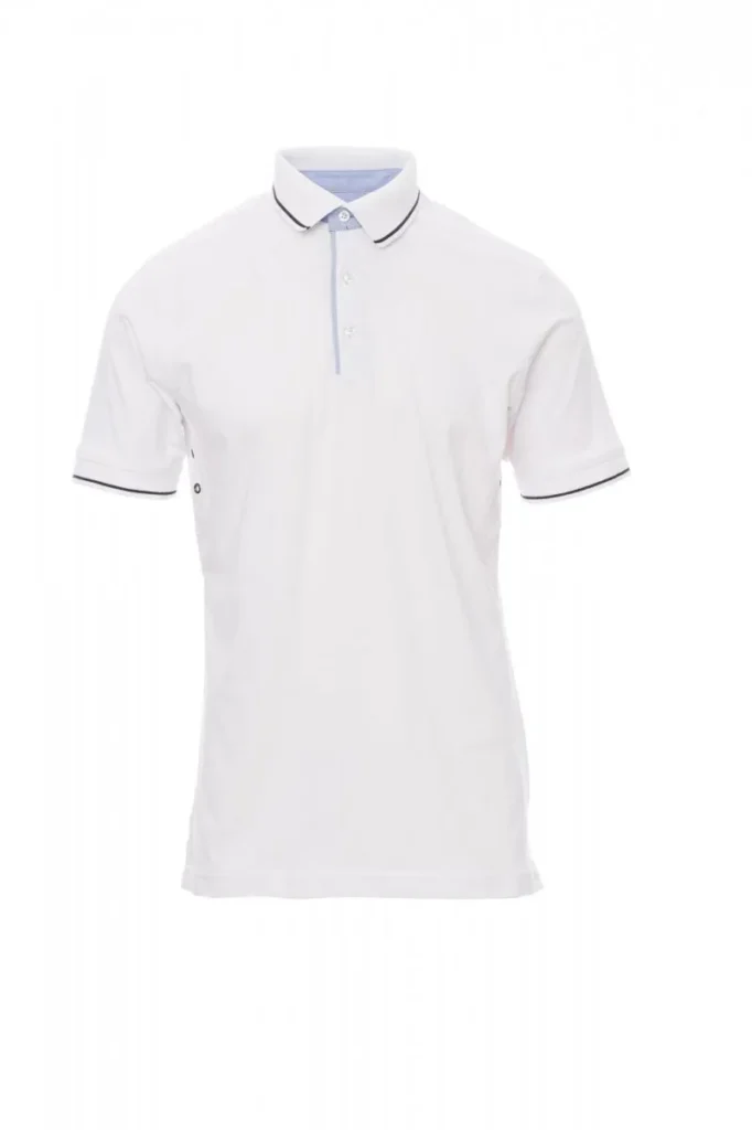 Polo CAMBRIDGE, colore Bianco/Blu Navy