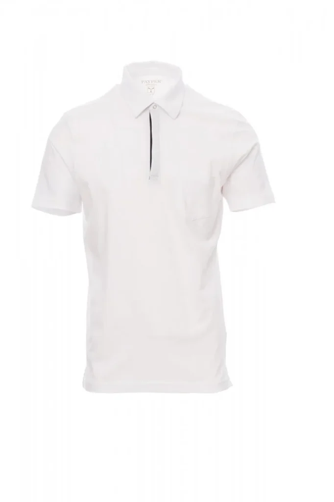 Polo CHIC, colore Bianco/Nero
