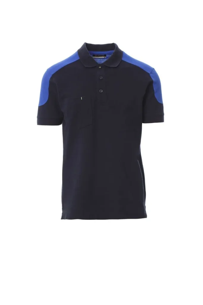 Polo COMPANY, colore Blu Navy/Blu Royal