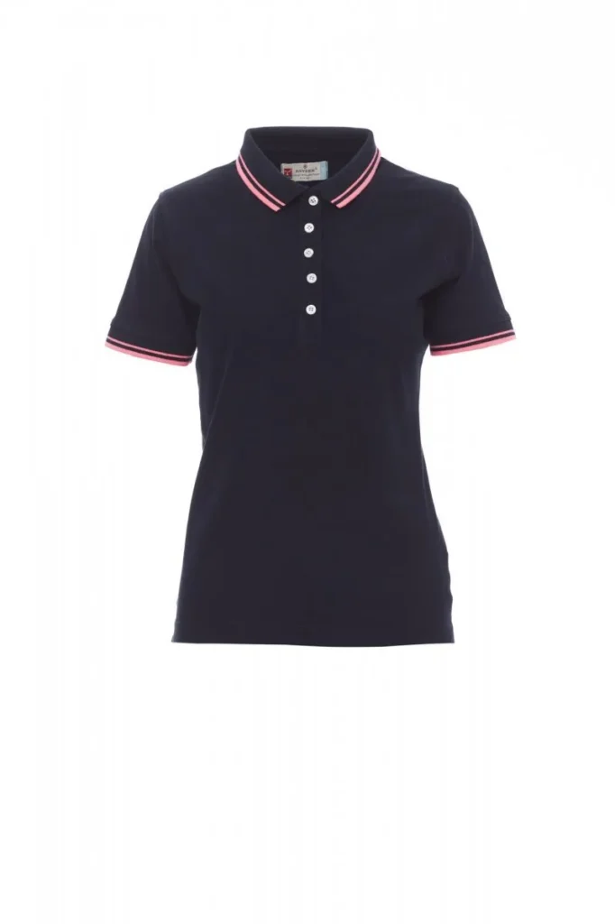 Polo SKIPPER LADY, colore Blu Navy/Fucsia Neon