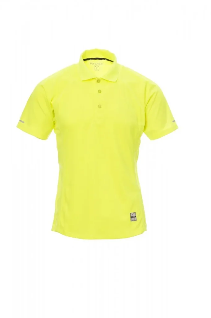 Polo TRAINING, colore Giallo Fluo