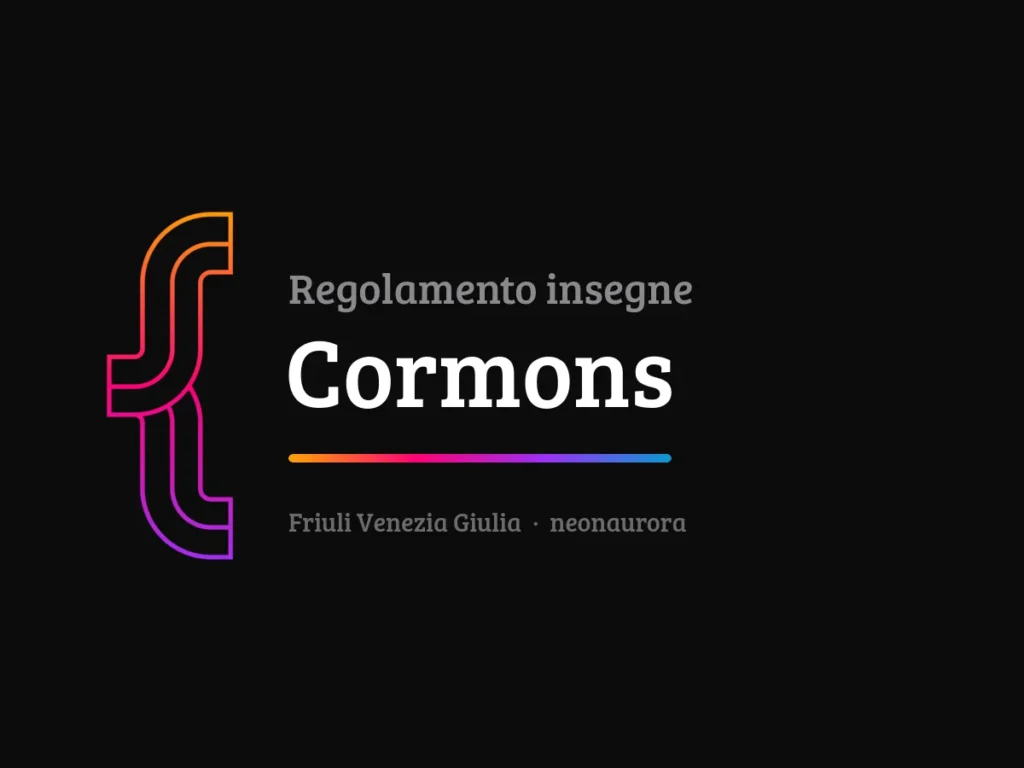 Regolamento insegne e impianti pubblicitari del Comune di Cormons