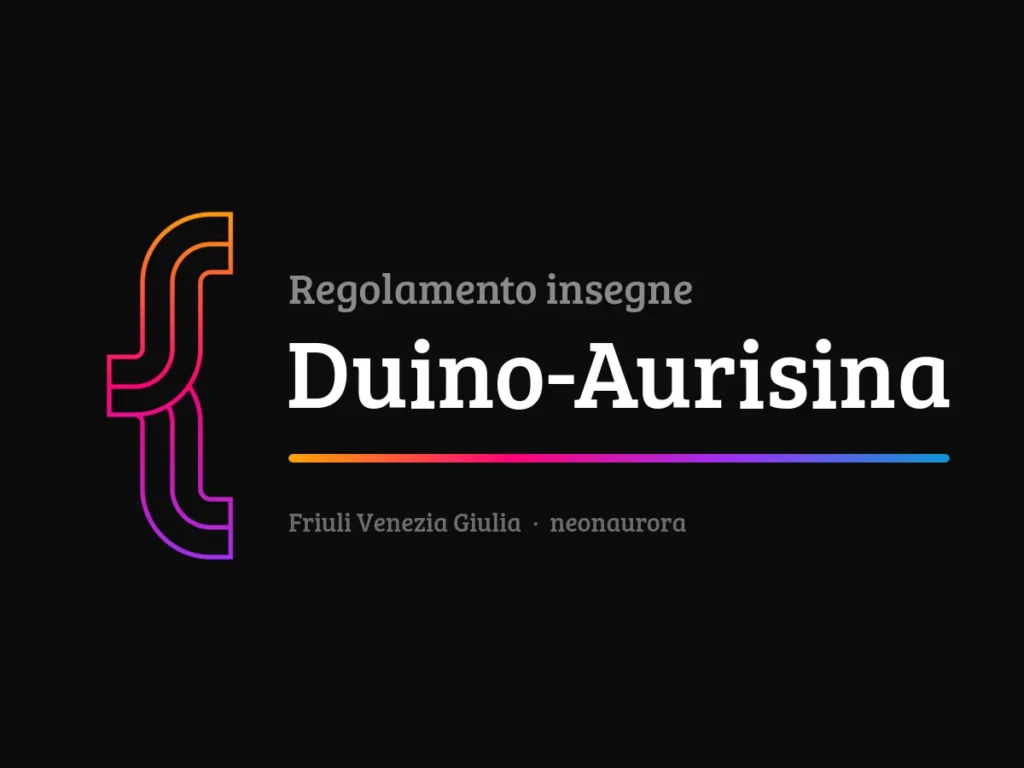 Regolamento insegne e impianti pubblicitari del Comune di Duino-Aurisina