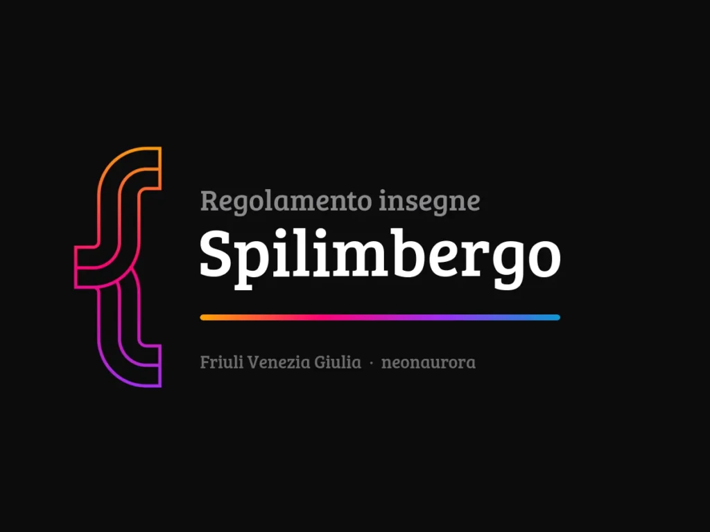 Regolamento insegne e impianti pubblicitari del Comune di Spilimbergo