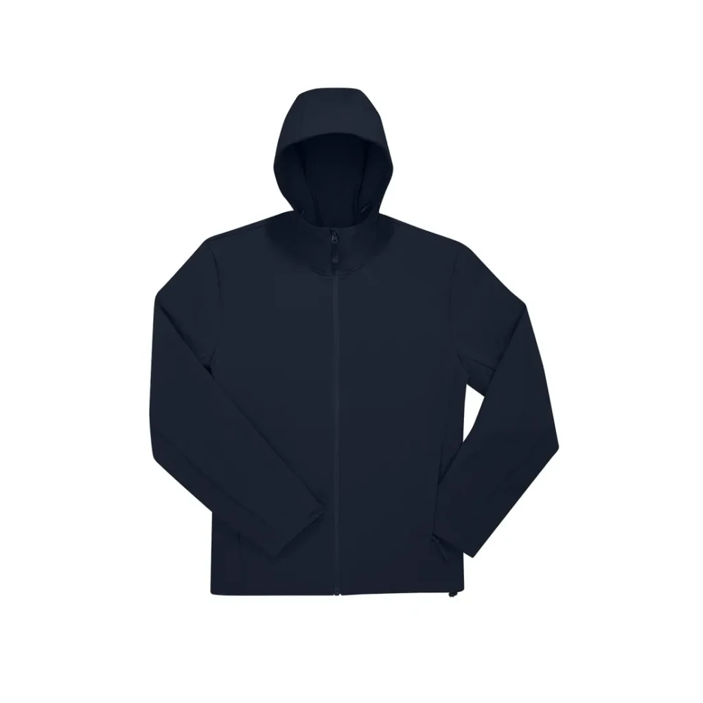 Softshell B&C Reset 3Lr® Hooded Softshell, colore Navy