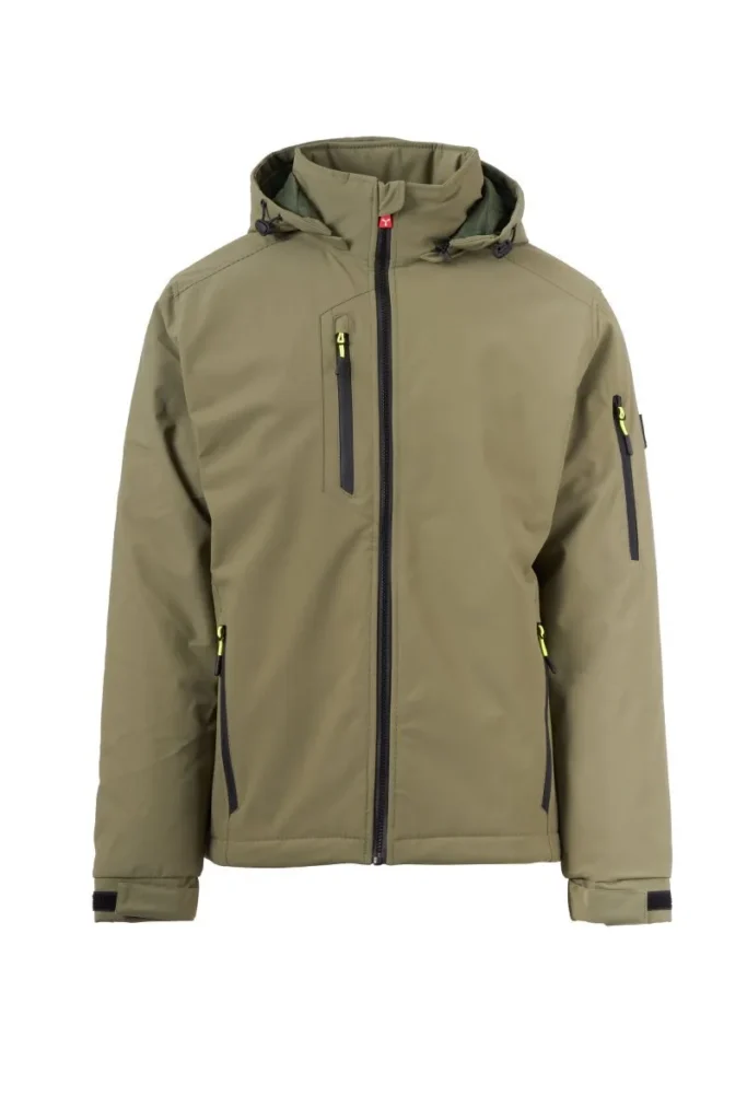Softshell CREEK LITE PAD, colore Verde Militare/Verde