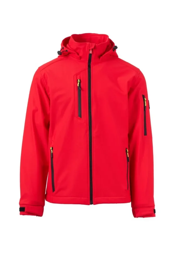 Softshell CREEK, colore Rosso
