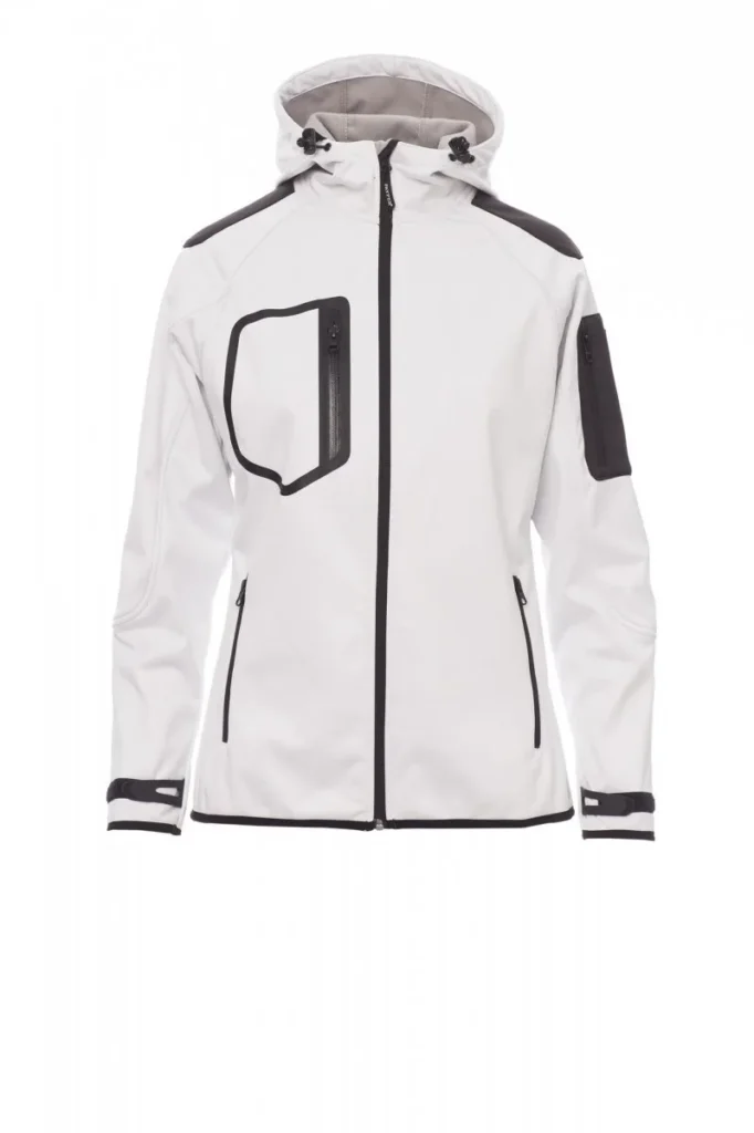 Softshell EXTREME LADY, colore Bianco/Nero