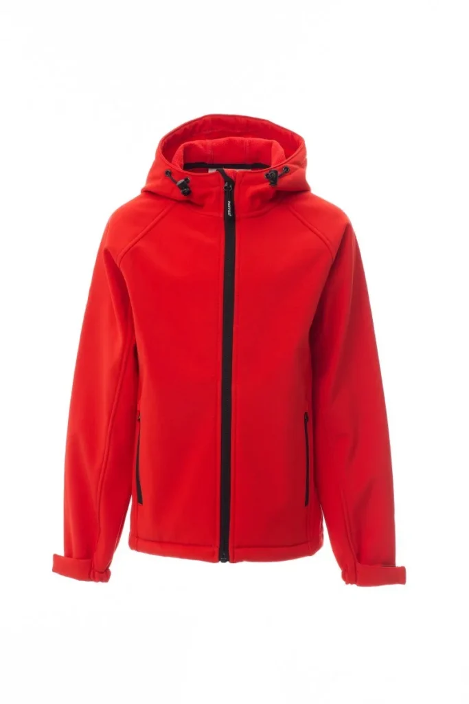 Softshell GALE KIDS, colore Rosso