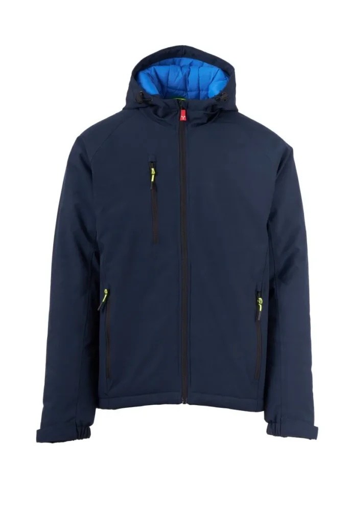 Softshell GALE ULTRALITE PAD 140, colore Blu Navy/Blu Royal