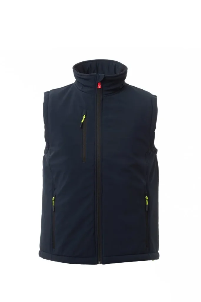 Softshell GALE VEST PAD, colore Blu Navy/Blu Royal