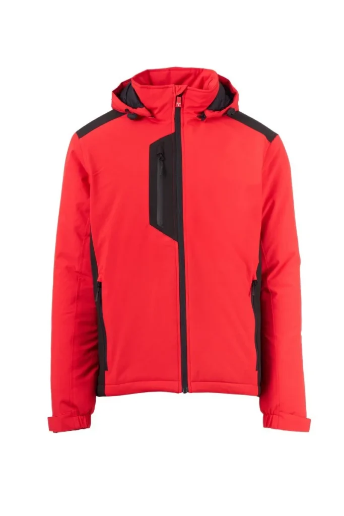 Softshell GALWAY ULTRALITE PAD 140, colore Rosso/Nero