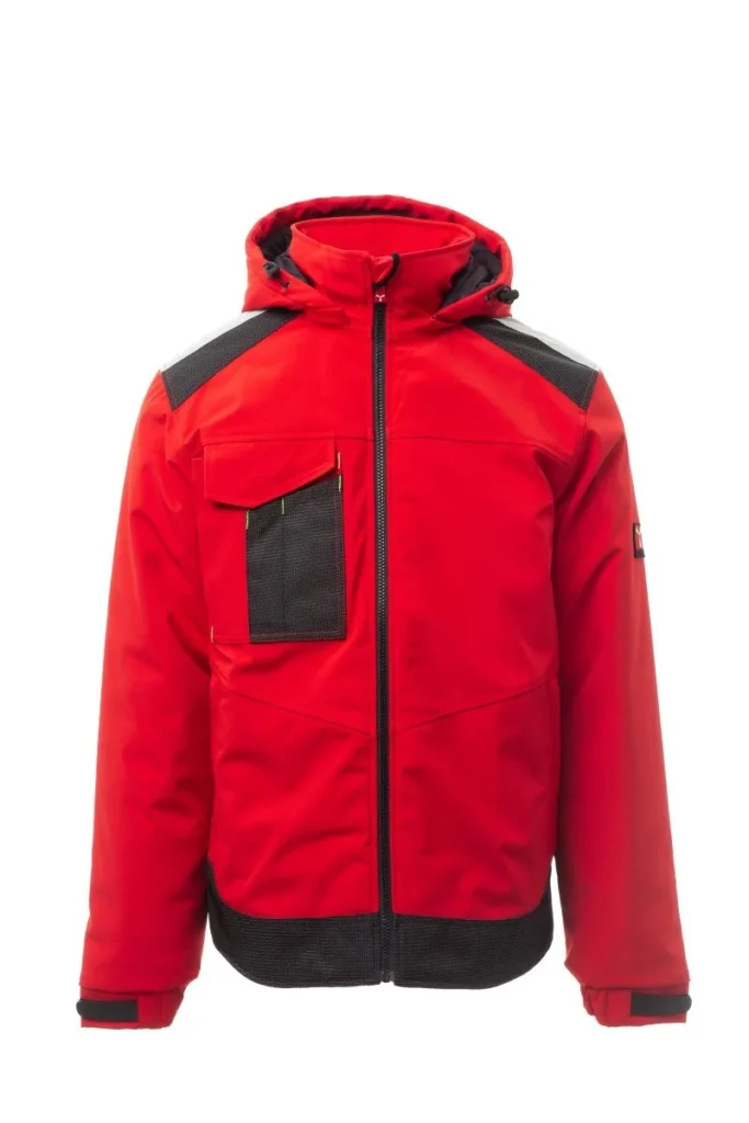 Softshell PERFORMER PAD, colore Rosso/Nero, vista 2
