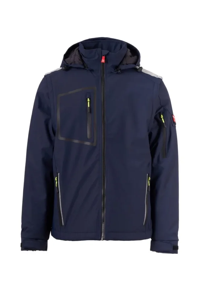 Softshell STREAM 2IN1 LITE PAD, colore Blu Navy/Nero