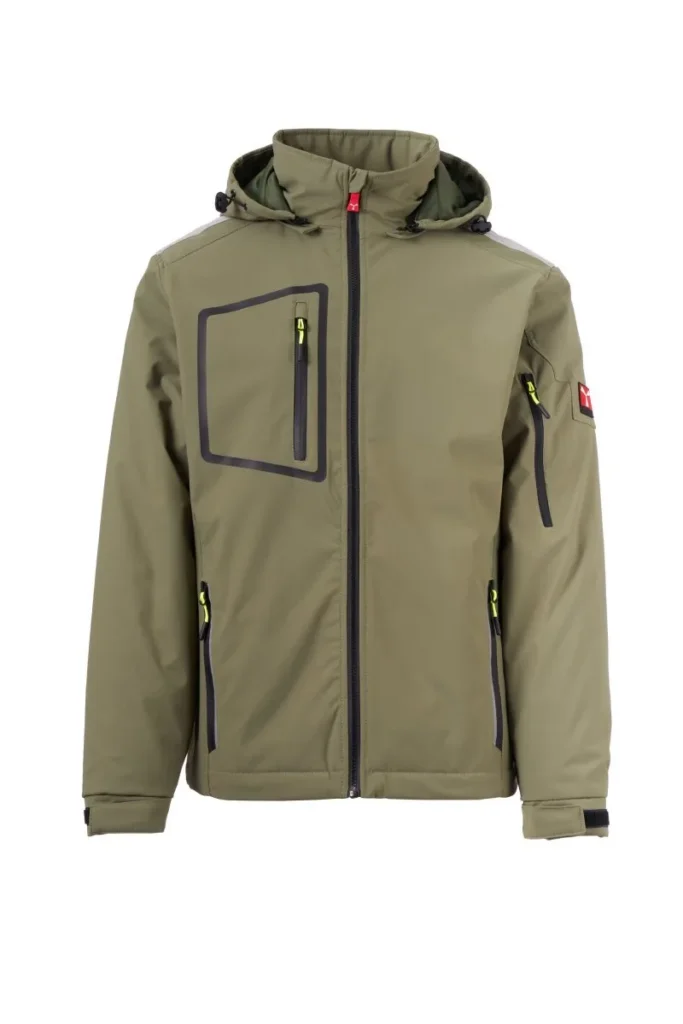 Softshell STREAM LITE PAD, colore Verde Militare/Verde