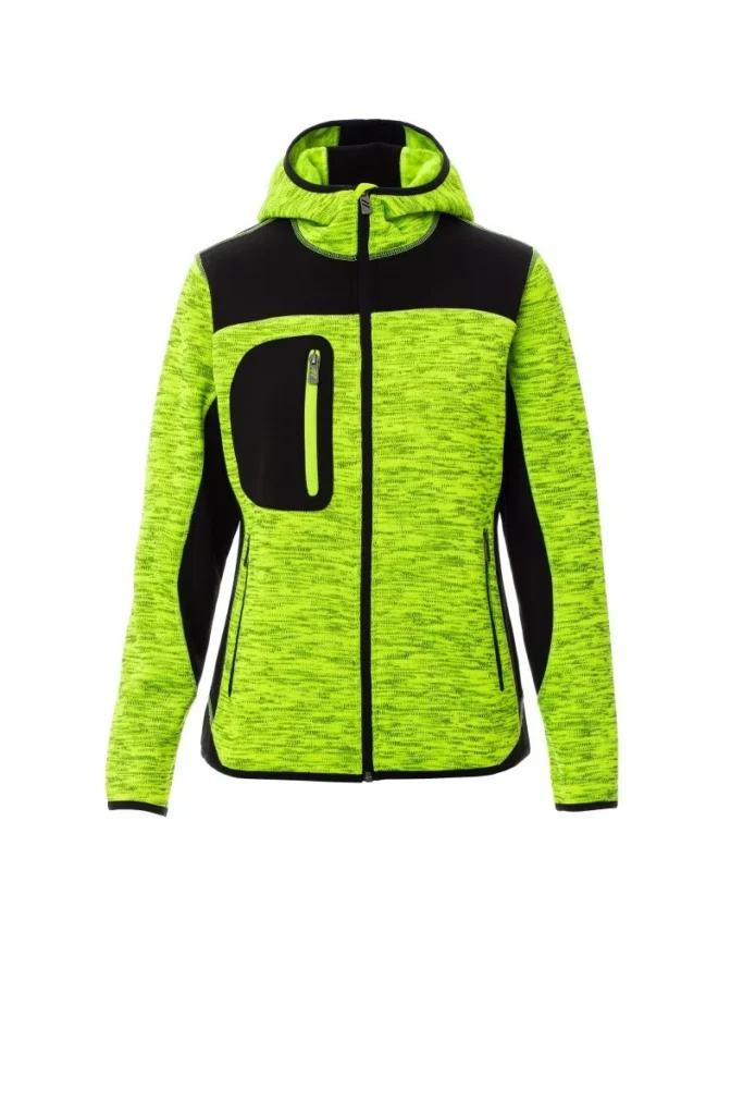 Softshell TRIP LADY, colore Giallo Fluo/Nero