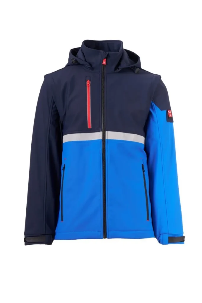 Softshell WISE 2IN1, colore Blu Royal/Blu Navy