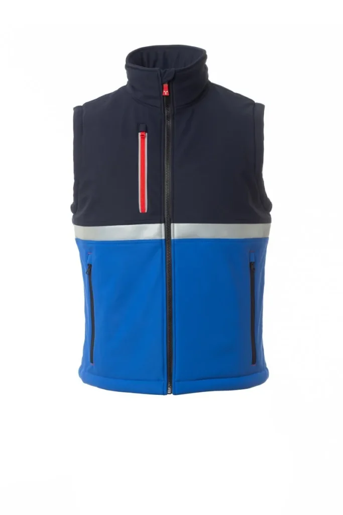 Softshell WISE VEST PAD, colore Blu Royal/Blu Navy
