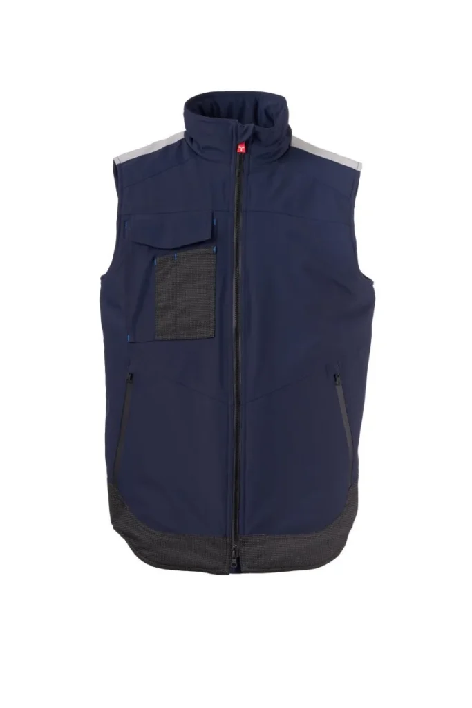 Softshell WONDER VEST LITE PAD, colore Blu Navy/Blu Royal