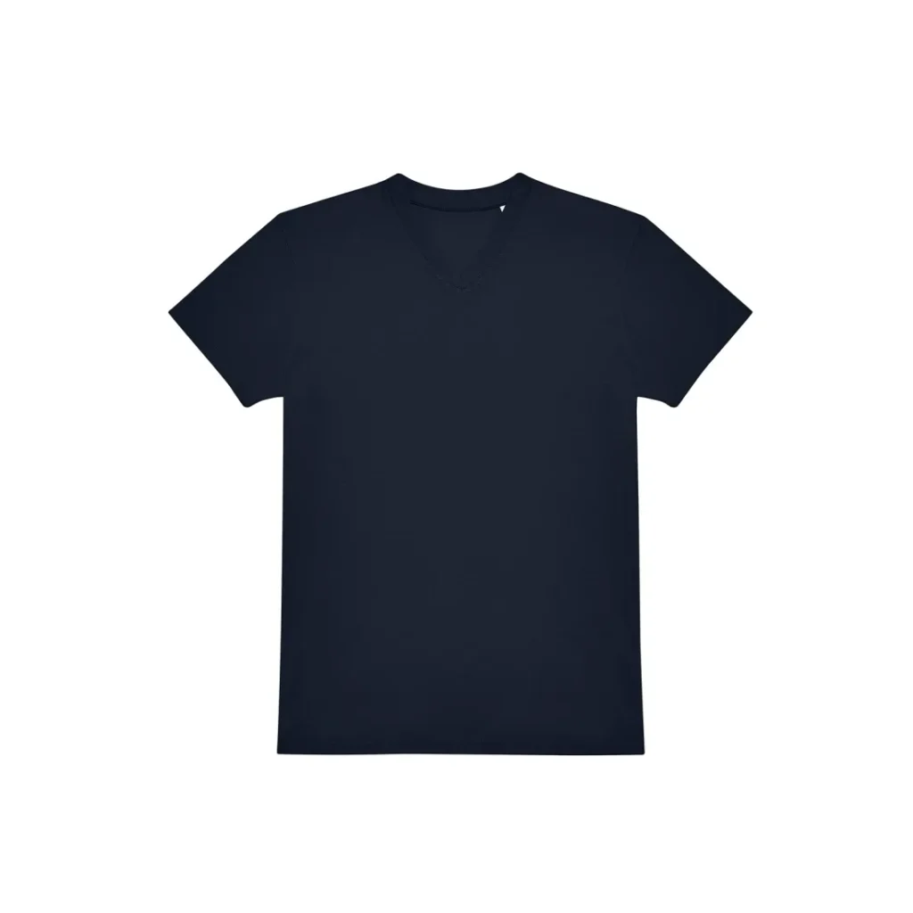 T-shirt B&C #E150 V, colore Navy