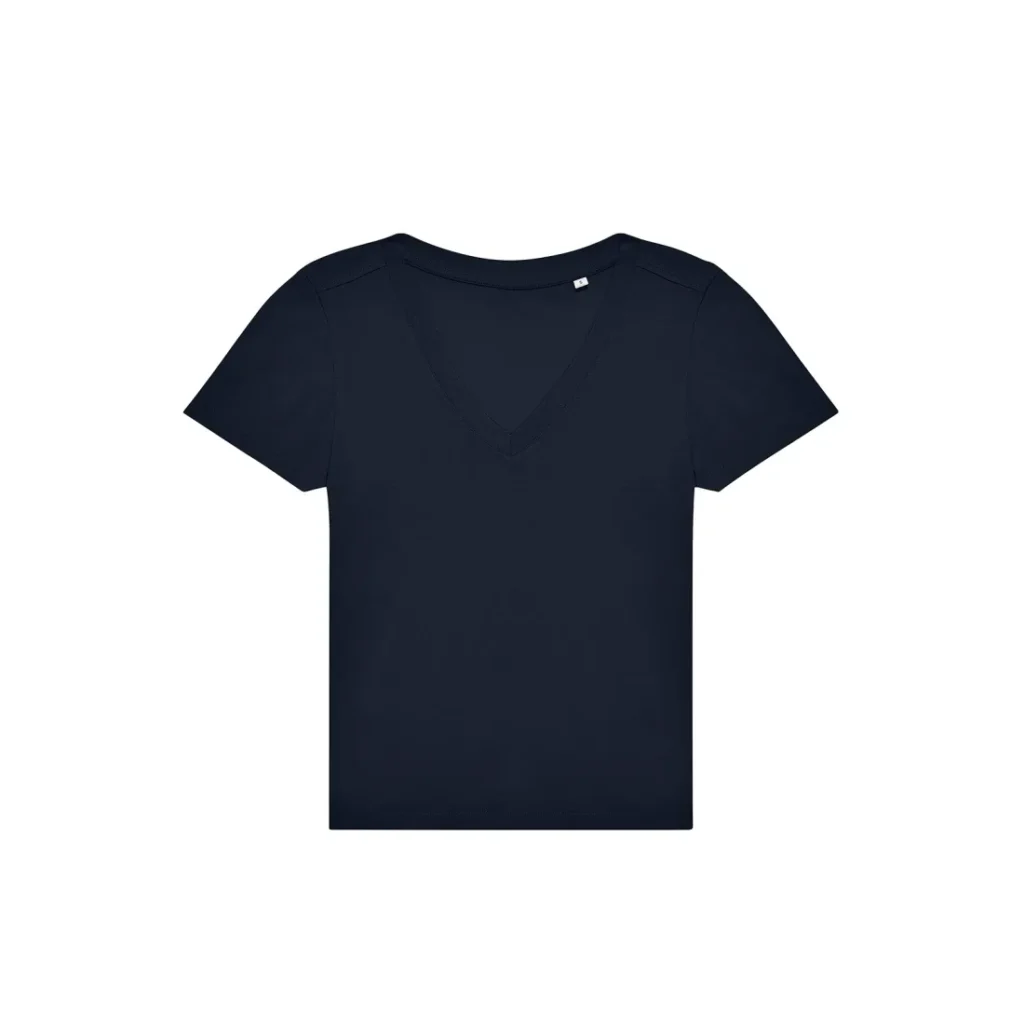 T-shirt B&C #E150 V /women, colore Navy