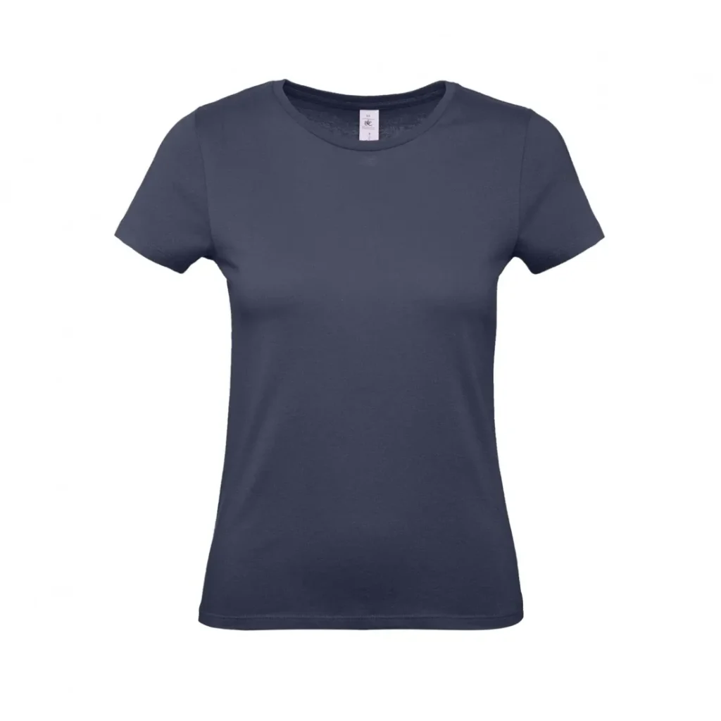 T-shirt B&C #E150 /women, colore Navy Blue (Urban Navy)