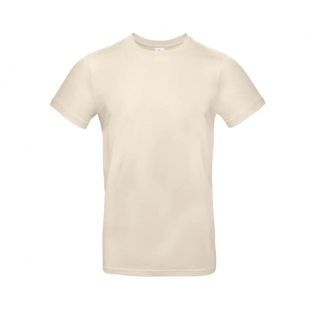 T-shirt B&C #E190, colore Natural
