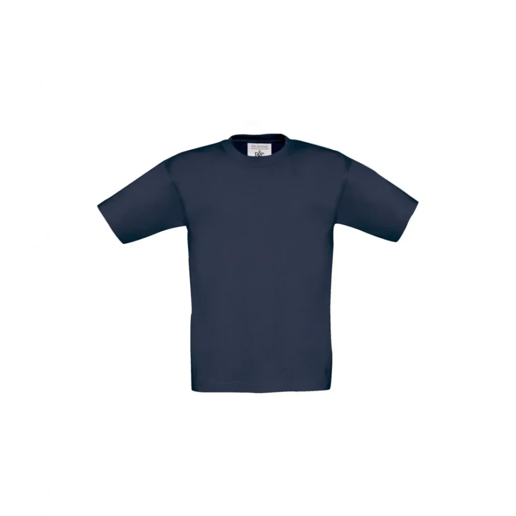 T-shirt B&C Exact 190 /kids, colore Navy