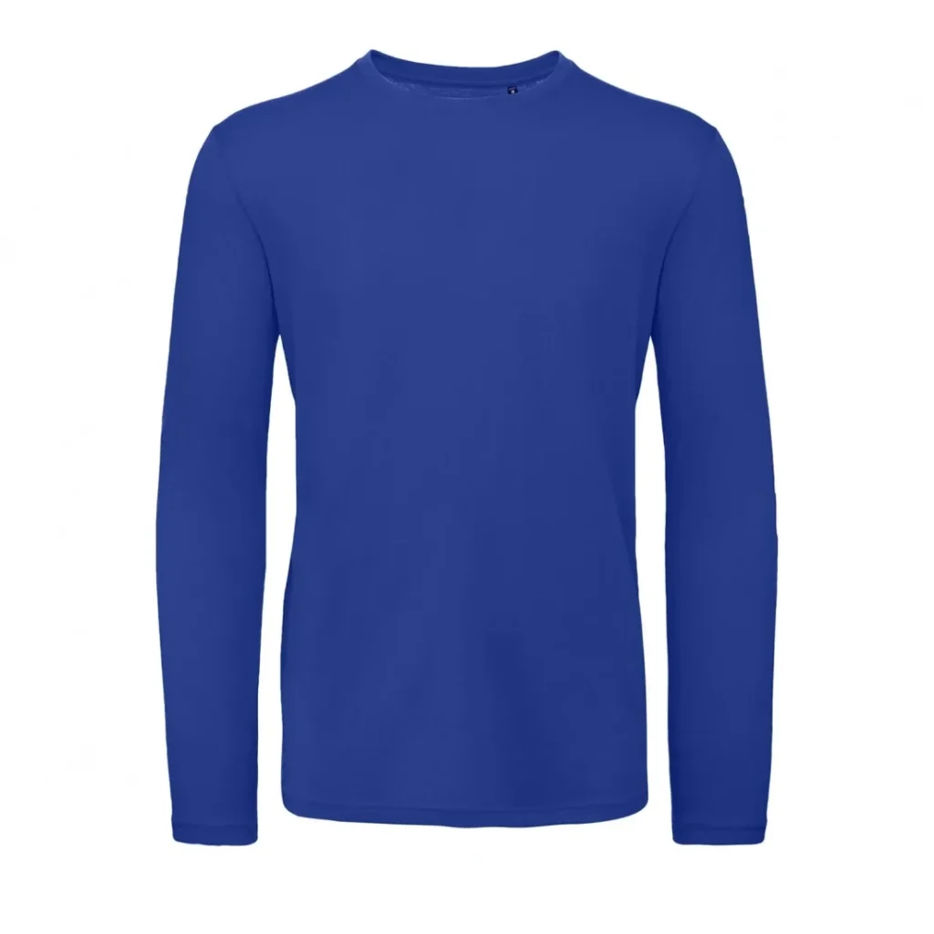 T-shirt B&C Inspire LSL T /men, colore Cobalt Blue
