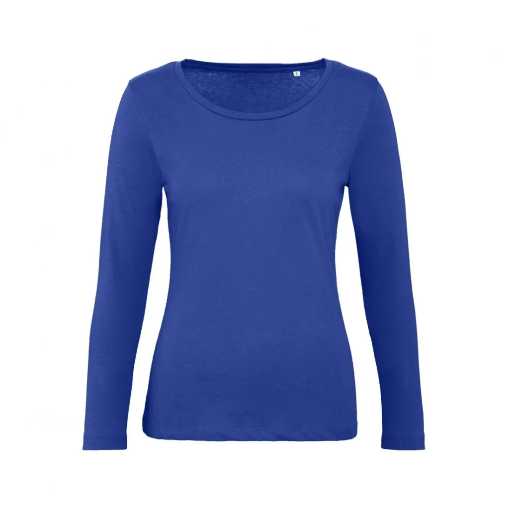 T-shirt B&C Inspire LSL T /women, colore Cobalt Blue
