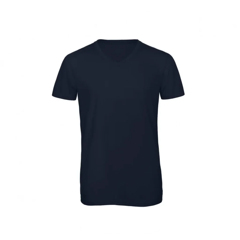 T-shirt B&C TM057 V Triblend /men, colore Navy