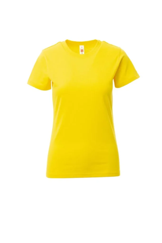T-shirt PRINT LADY, colore Giallo