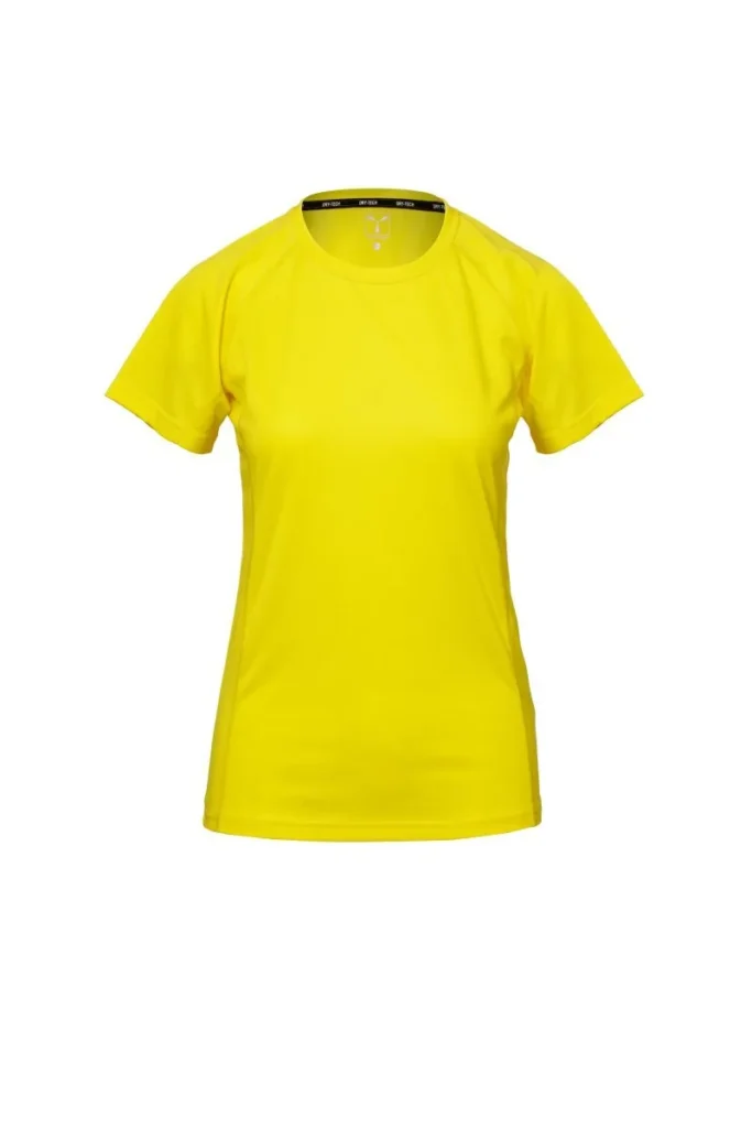 T-shirt RUNNER LADY, colore Giallo
