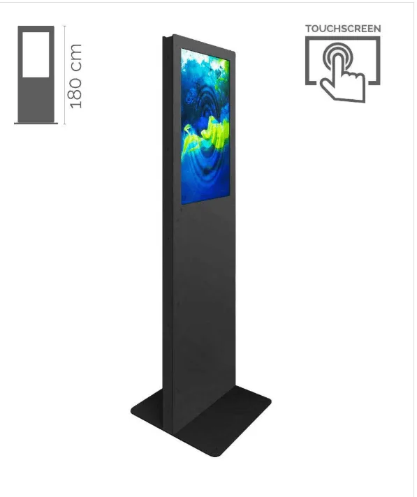 totem con display touch screen