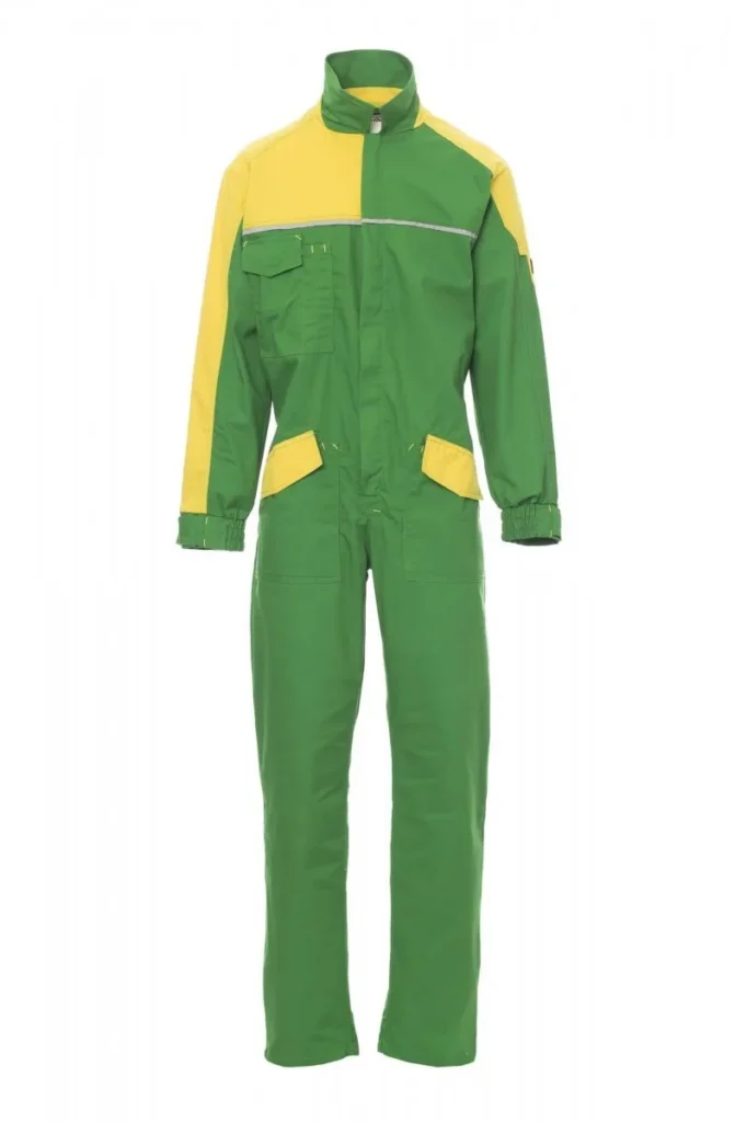 Tuta da lavoro PROMOTECH, colore Jelly Green/Giallo